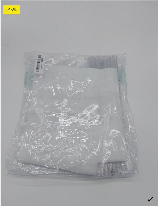 Joyswahl - Estor de gasa Oonagh para ventanas con dobladillo para barra