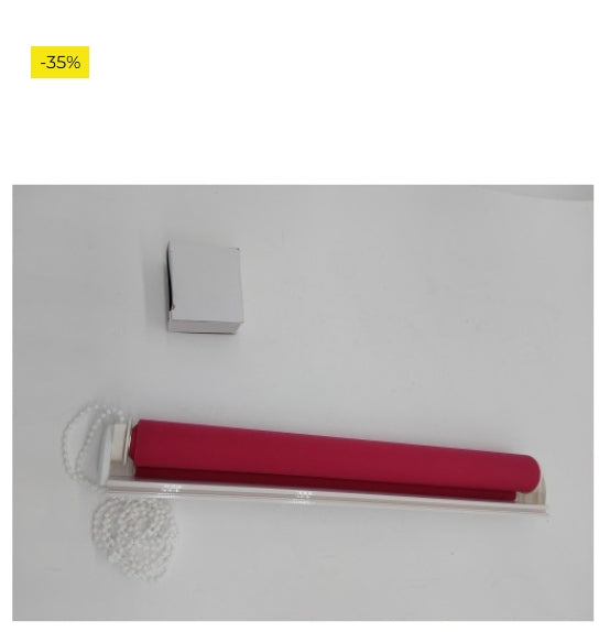 INTERBLIND | Estor Premium Enrollable EasyFix Translúcido Liso 42x180 cm (Ancho por Alto) - Estor Premium Montaje SIN Herramient