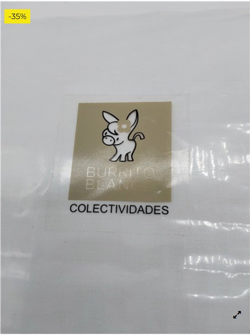 Burrito Blanco Sábanas de Hostelería | Juego de Sábanas 150x190/200 | Ropa de Cama Algodón/Poliéster | Fácil Planchado | Color B