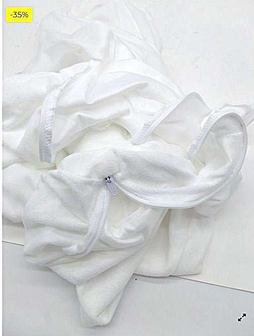 Savel - Funda colchón Rizo Microfibra, elástica y Ajustable, 60x120 (para Camas de 120). Protección por Todos Sus Lados. para Al