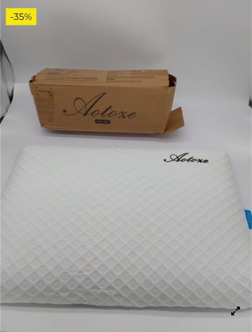 AOTOZE Almohada Baja y Blanda | Almohada Dormir Boca Abajo | Almohada Fina Y Plana | Almohada Viscoelastica Fina 60x40x6 cm