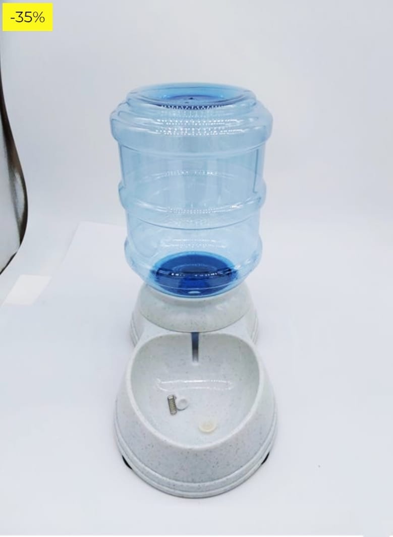 Amazon Basics Dispensador de agua, Perros y gatos, 3.8 litros (1 galones), Pequeño, Transparente