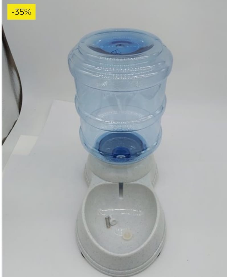 Amazon Basics Dispensador de agua, Perros y gatos, 3.8 litros (1 galones), Pequeño, Transparente