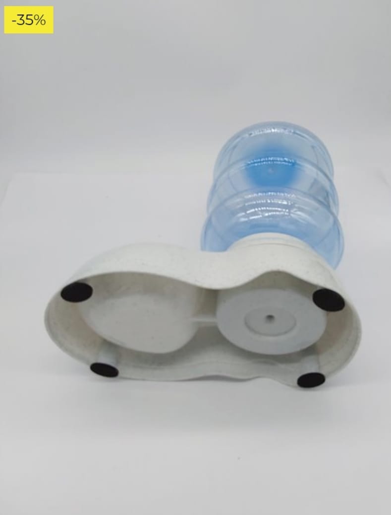 Amazon Basics Dispensador de agua, Perros y gatos, 3.8 litros (1 galones), Pequeño, Transparente