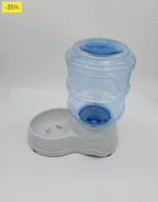 Amazon Basics Dispensador de agua, Perros y gatos, 3.8 litros (1 galones), Pequeño, Transparente