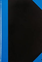 Idena 10094 - Cuaderno DIN A6, 96 hojas, 70 g/m², rayado, tapa dura, azul/negro