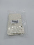 Papel de Recambio A6 con 6 Anillas Inserciones de Planificador de Encuadernación 4 piezas